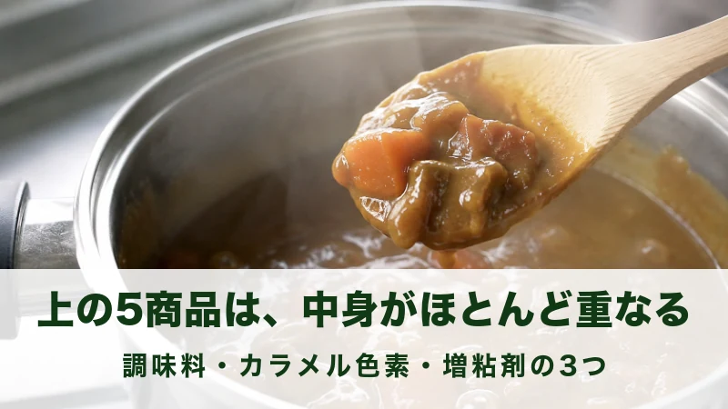 鍋のカレーを木べらですくい湯気が立つ場面