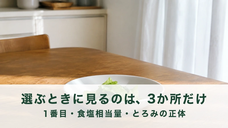朝の食卓に置かれた白い器とちぎった葉野菜