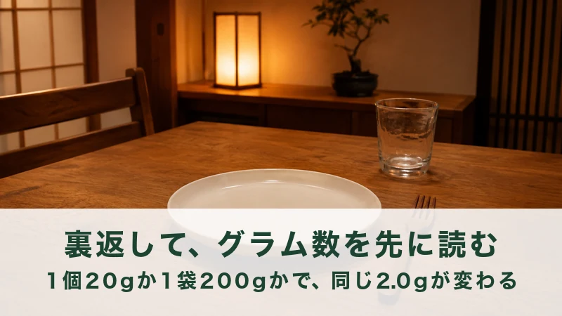 夕食の食卓に置かれた白い皿と木のフォーク