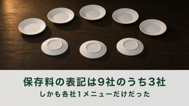 濃い色の木の台に輪をえがいて並ぶ白い小皿