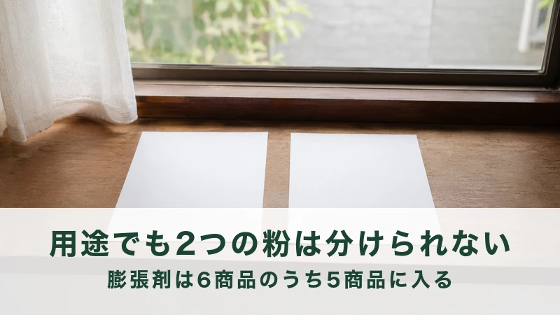 窓辺の木の床に並べて置かれた二枚の白い紙