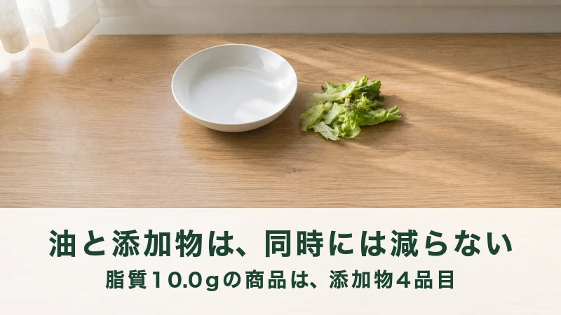 朝の食卓に置かれた白い器とちぎった葉野菜