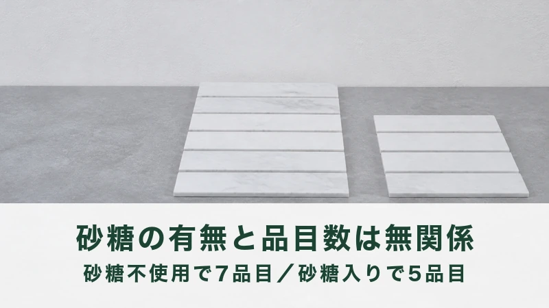 灰色の床に大きさの違う白い石の板が2枚