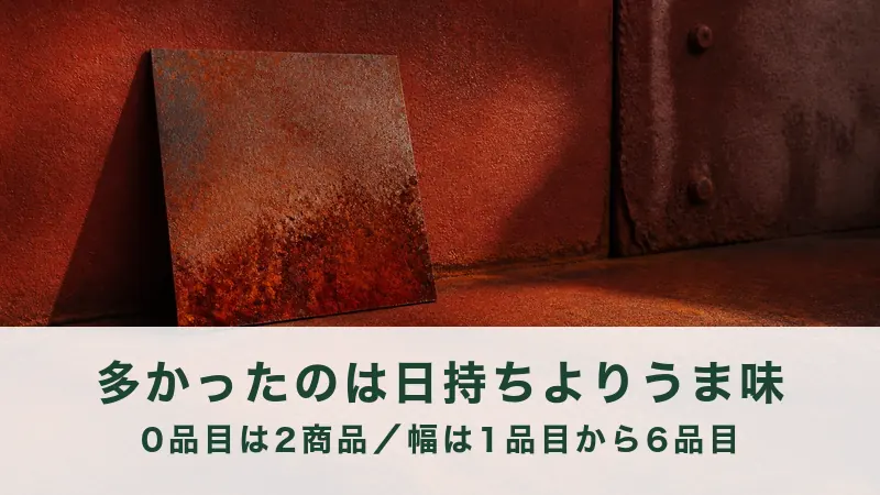 赤さびた壁に四角い鉄の板を1枚立てかけた