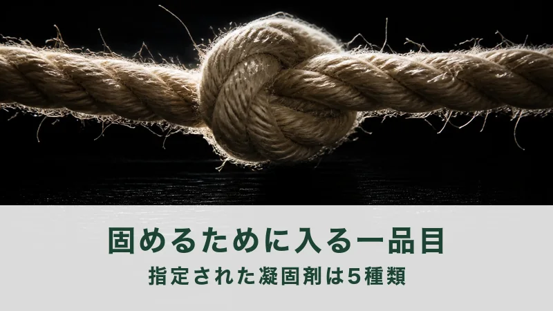暗がりに張られた太い麻縄の中央に結び目がある