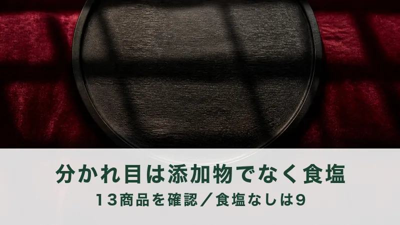 赤い布の上の黒い丸盆に真上から寄る