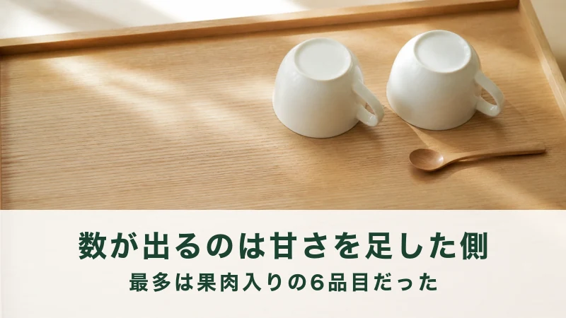 木の台に伏せて置かれた白いカップと小さなさじ