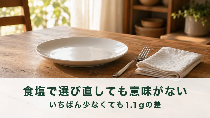 朝の食卓に用意された白い平皿とフォークとナプキン