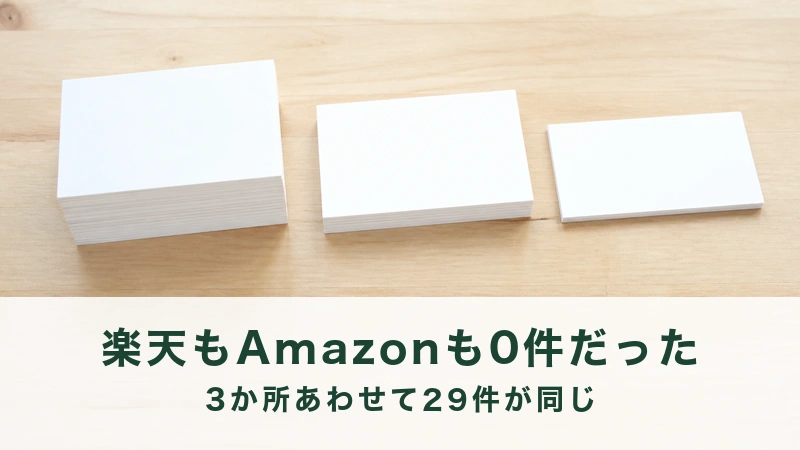 木の机に置かれた紙の束と2つの紙の重なり
