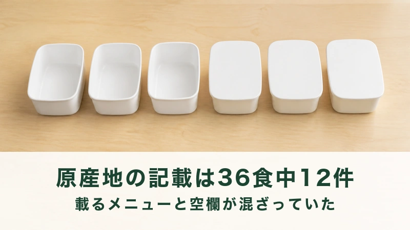 木の机に並ぶふたを開けた容器と閉じた容器