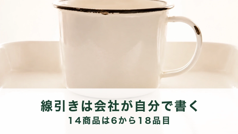 ふちの塗りがはげた白いホーローのマグカップが、白い浅い皿にのっている