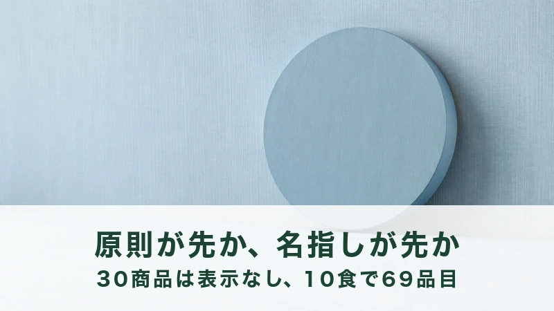 水色の面に、円い板が一枚立てて置いてある