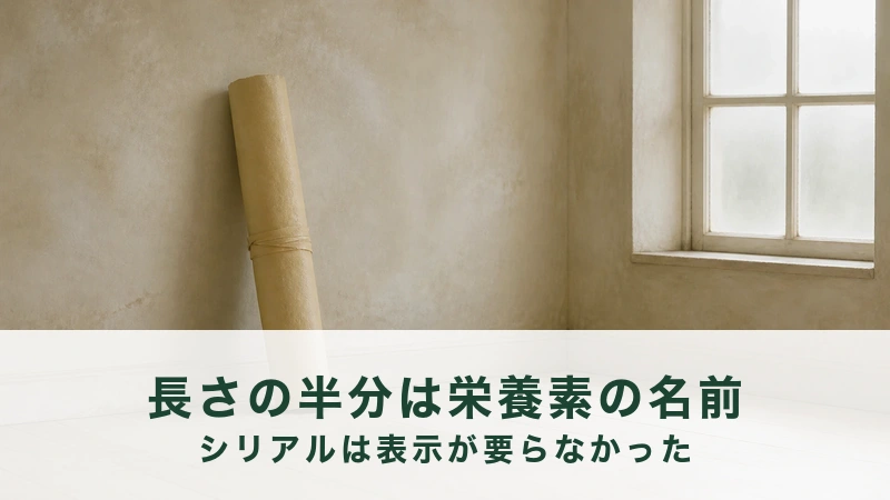 窓のある乳白色の部屋に羊皮紙の巻きが一本立てかけてある。書かなくてよい行が並ぶ導入