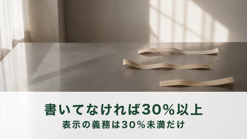 窓のある部屋のステンレスの板にクラフト紙の細い帯が三本散らしてある