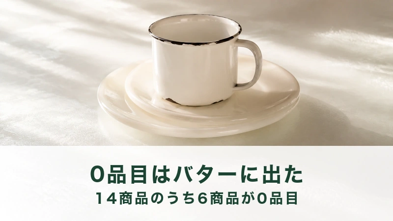 すりガラスの面に無地の白い琺瑯のマグが一つと乳白ガラスの円盤が二枚重ねてある
