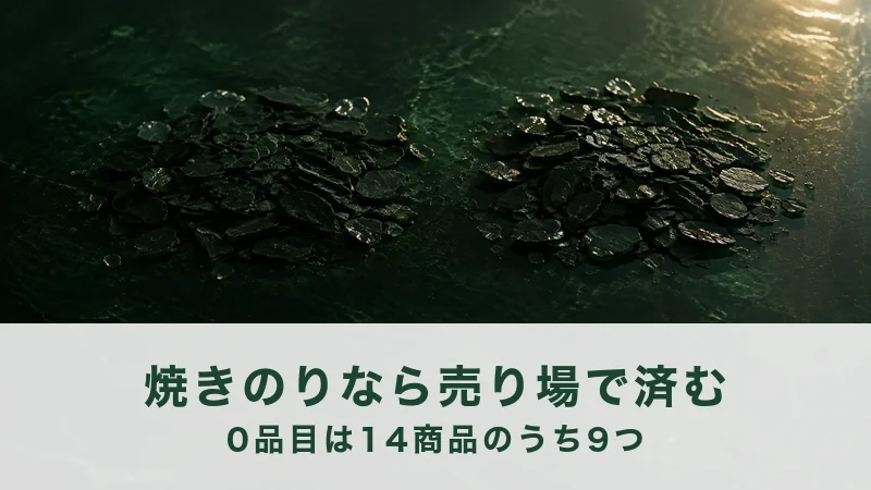 夕方の低い光のなか、緑黒の玄昌石の細かい欠片が二か所に分かれて散っている