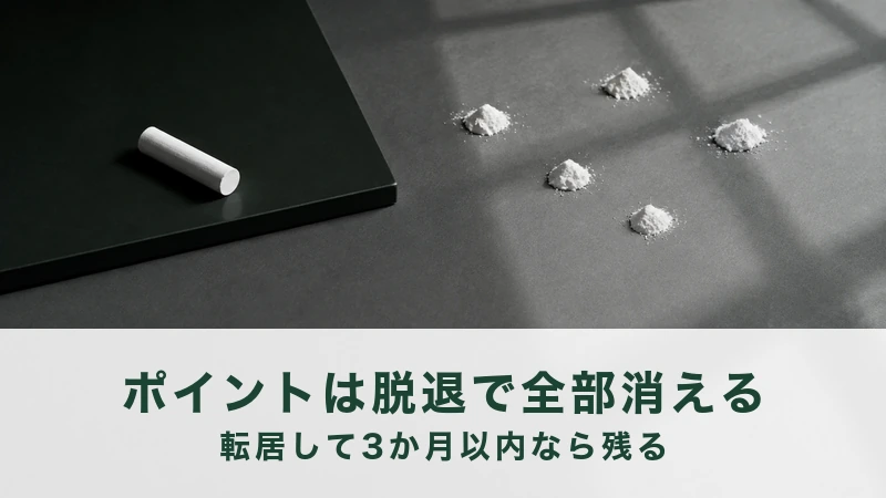 格子の光がさす灰色の台に、白い粉の小山が5つと黒板と白墨がある