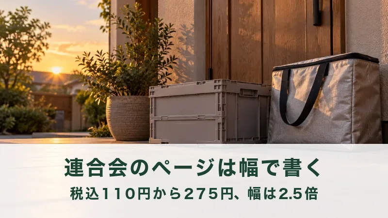玄関先に置かれた折りたたみコンテナと保冷袋