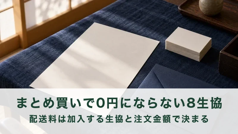 【0円になる段】生活クラブは高い？8つの生協はまとめ買いで0円にならない